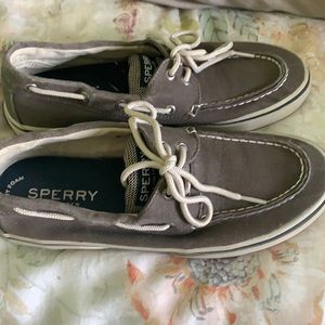 Grey Sperry Top Sider